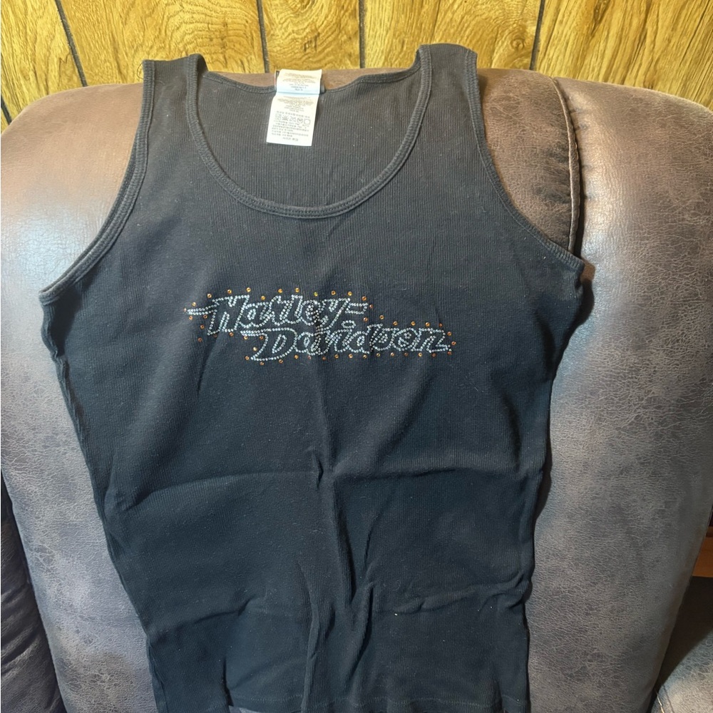 Harley-Davidson Black Ribbed Tank